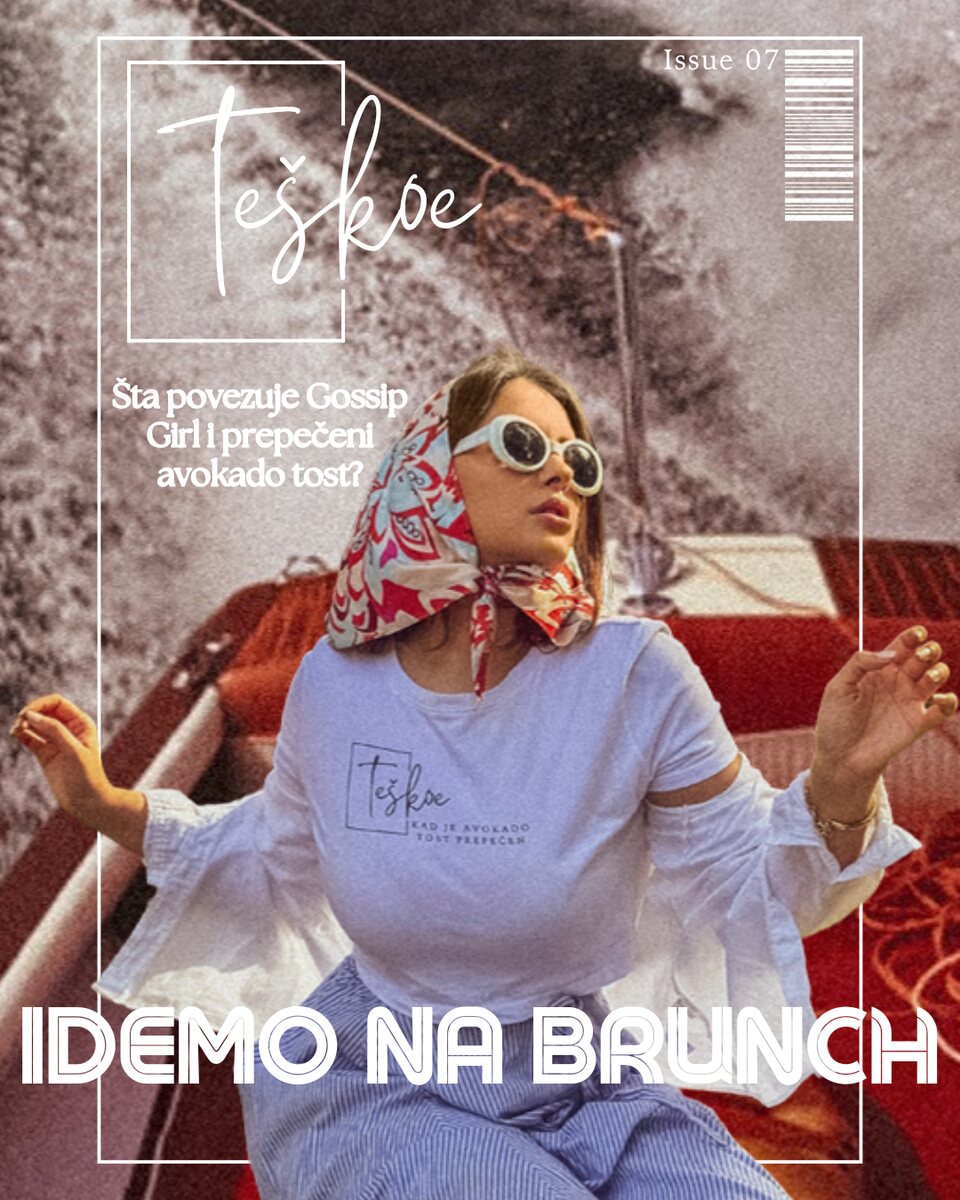 Teškoe cover: a woman on a red Riviera speedboat, shot like a fashion editorial.